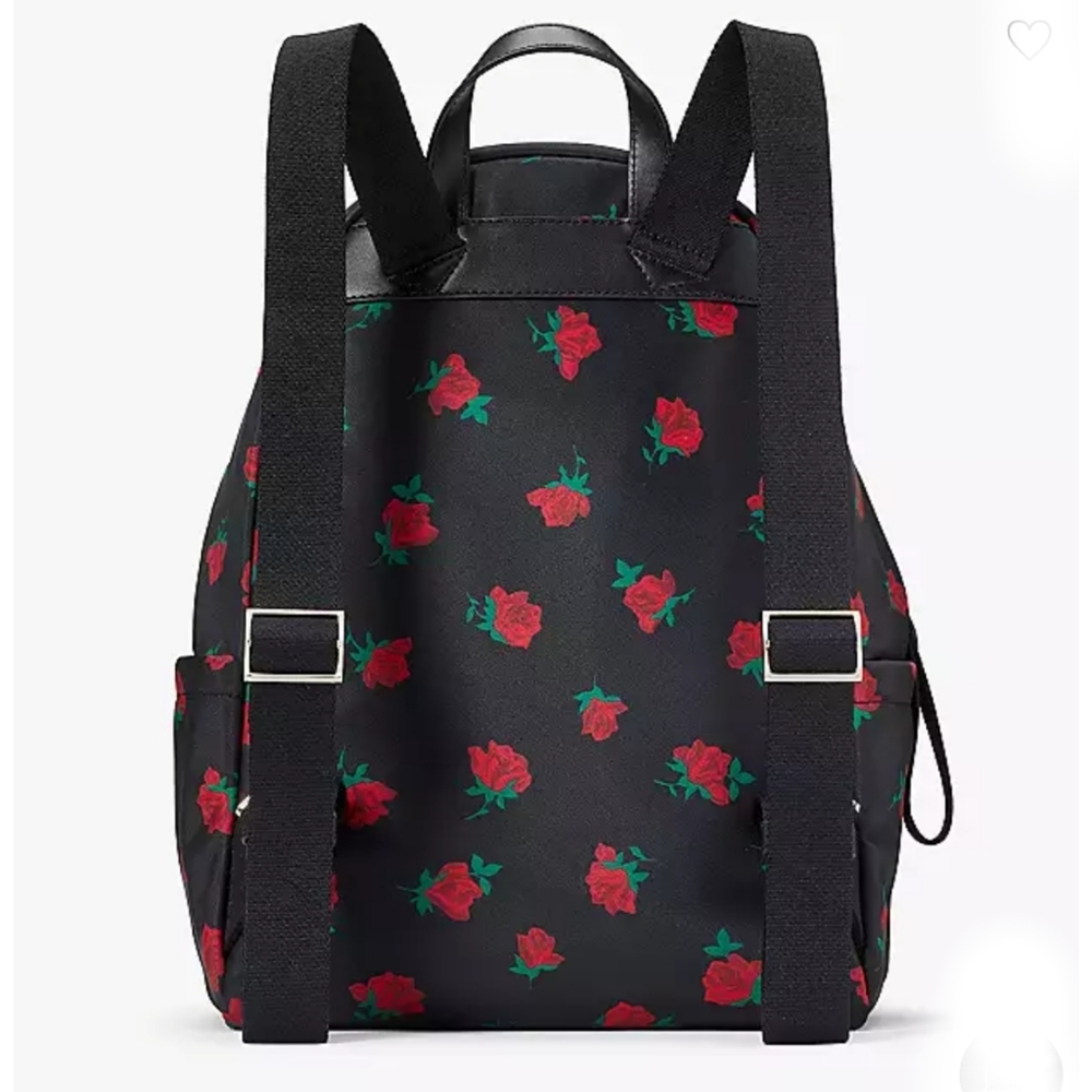 Kate Spade Chelsea Rose Toss Printed Medium Backpack NWT Stlye KE435 - Picture 5 of 7